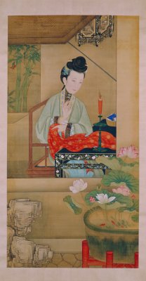 图片[1]-Prince Yong’s Inscription Hall Deep Dwelling Picture Screen • Candle Sewing Axis-China Archive